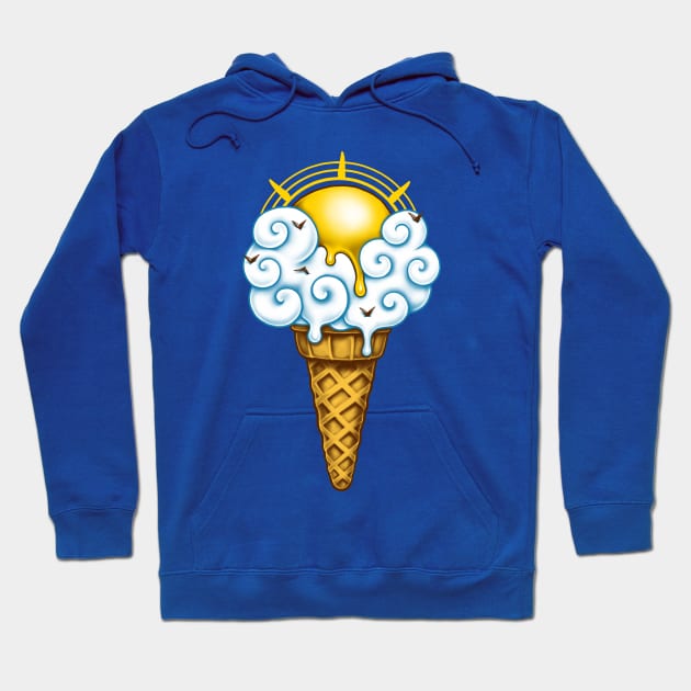 Sunny Ice Cream Hoodie by c0y0te7